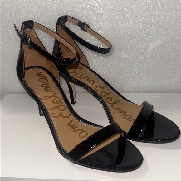 Sam Edelman Black Patent Heels size 12M - Picture 1 of 8